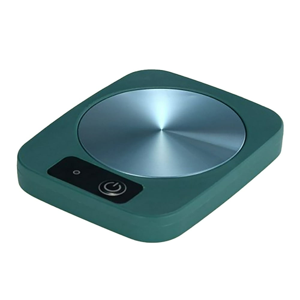 Electric Candle Warmer Plate, Green Flat Coaster Warming Mat Tool product photo