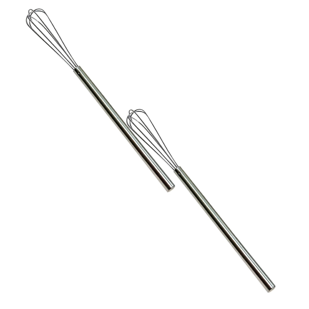 Candle Making Whisks, Mini Stainless Steel Set 2-Pack for Blending Wax, Dye and Additives product photo