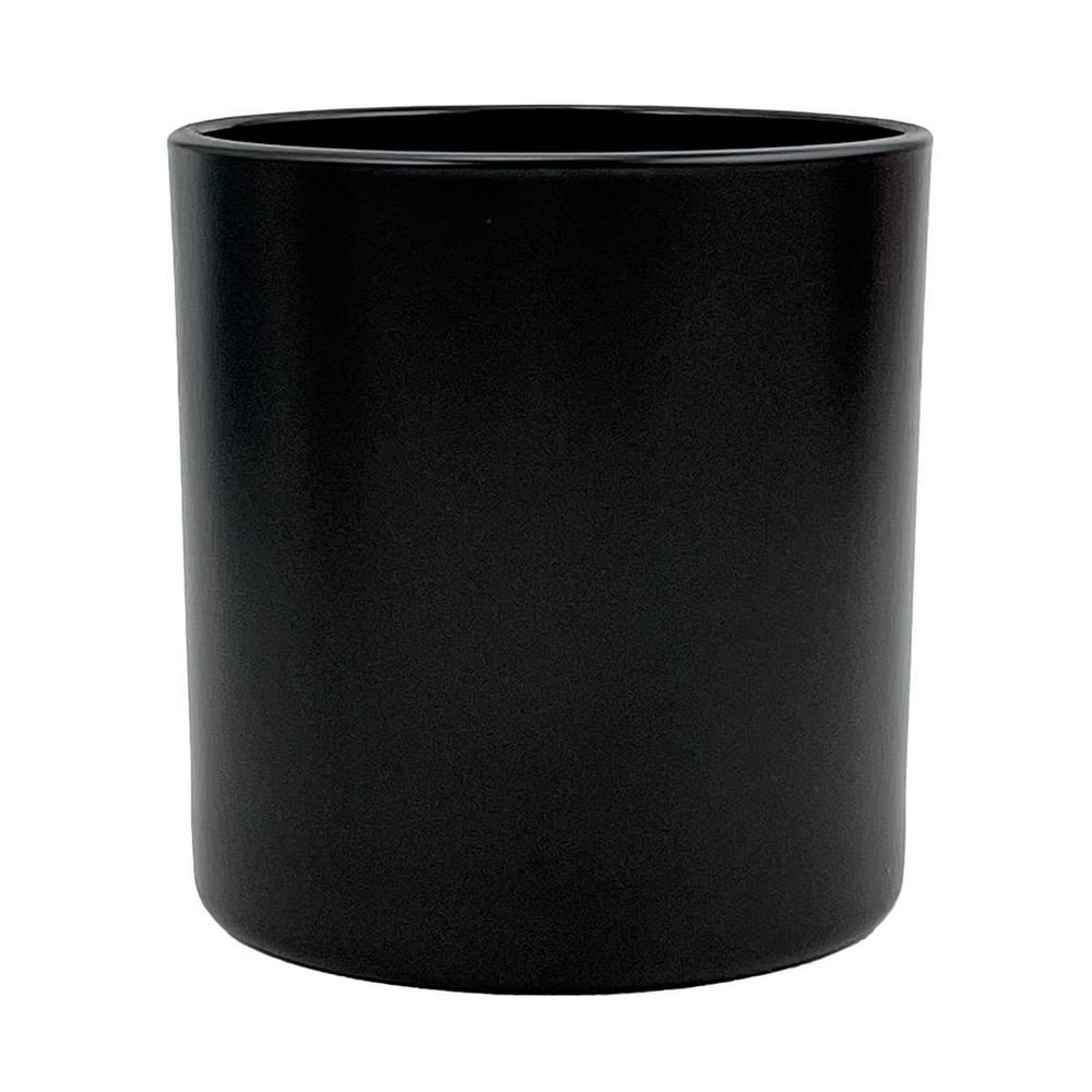 Black Ceramic Candle Vessels, 10 oz 4-Pack Matte Empty Containers for Candle Making  product photo