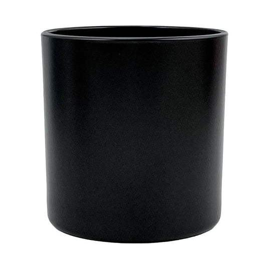 Black Ceramic Candle Vessels, 10 oz 4-Pack Matte Empty Containers for Candle Making  product photo