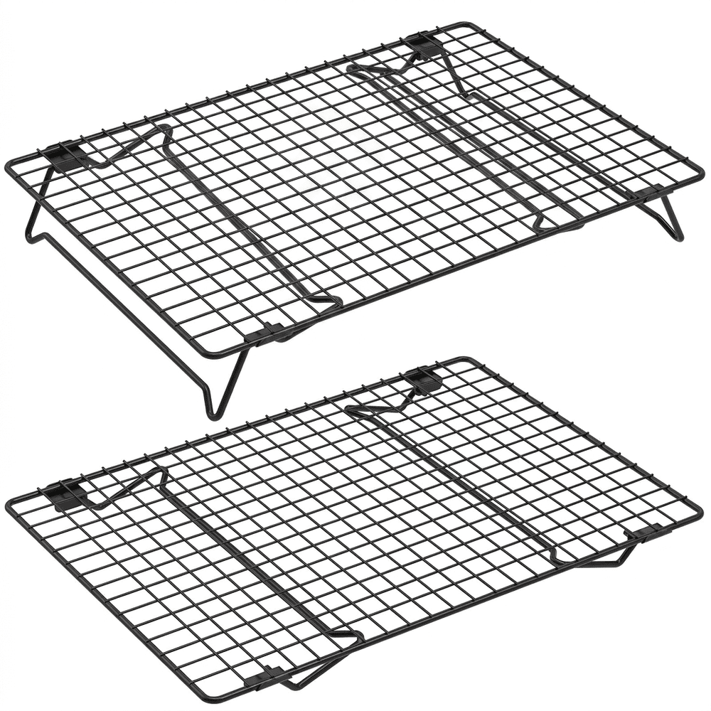 Wire Grid Cooling & Curing Rack, Black Metal Stackable 2-Tier Candle Stand  product photo