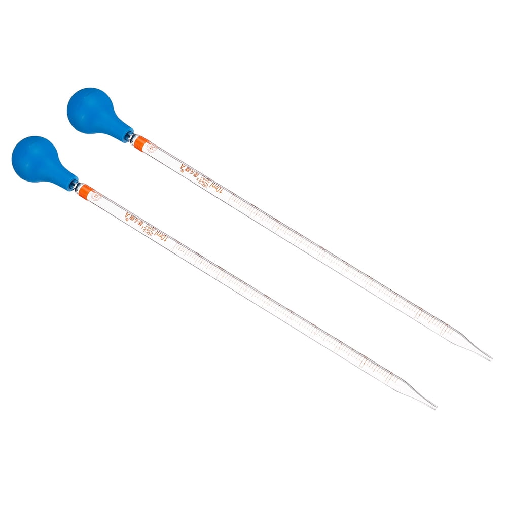 Candle Making Glass Pipettes, 10mL Graduated Droppers Set of 2 for Precise Fragrance Measuring  product photo