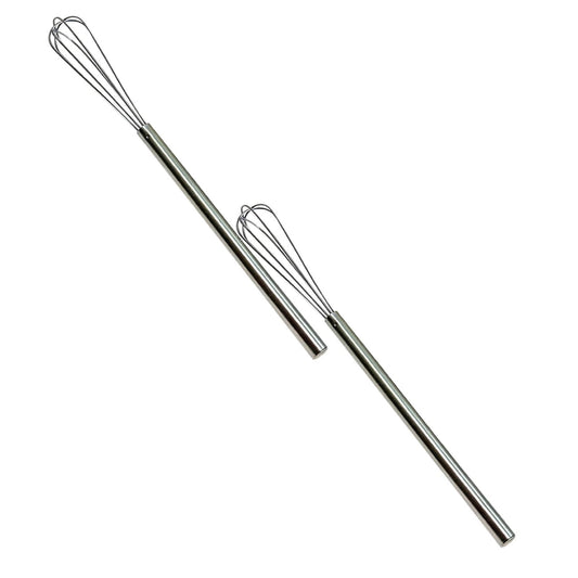Candle Making Whisks, Mini Stainless Steel Set 2-Pack for Blending Wax, Dye and Additives  product photo