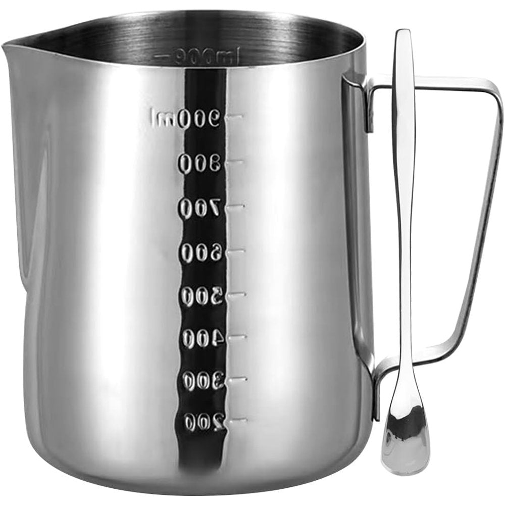 Candle Pouring Pot, Graduated Stainless Steel Melting Pitcher with Stir Spoon for Candle Making  product photo