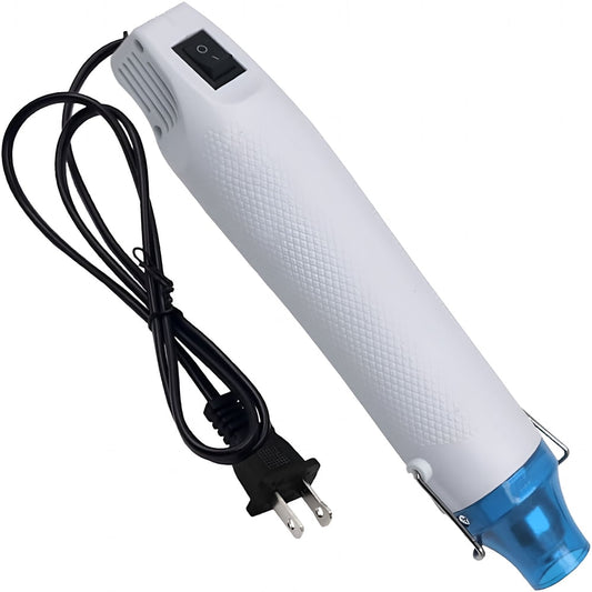 Mini Craft Heat Gun, Handheld White Electric Heat Tool for Candle Surface Smoothing & DIY Projects  product photo