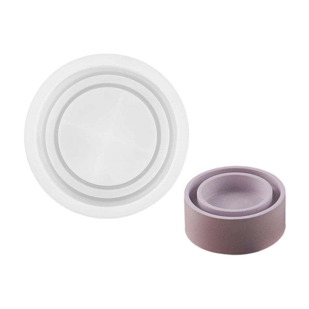 Round Cup Vessel Silicone Mold, Single-Cavity Reusable Mold for Candle Pots & Planters  product photo