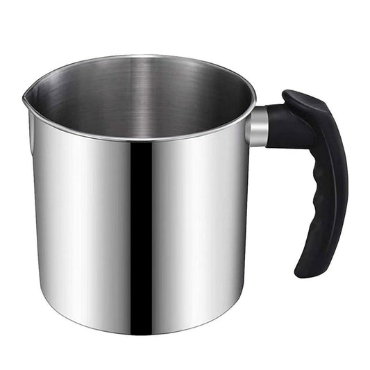 Wax Melting Pitcher, 700ml Stainless Steel Pouring Pot with Pour Spout & Cool-Touch Handle for Candle Making  product photo