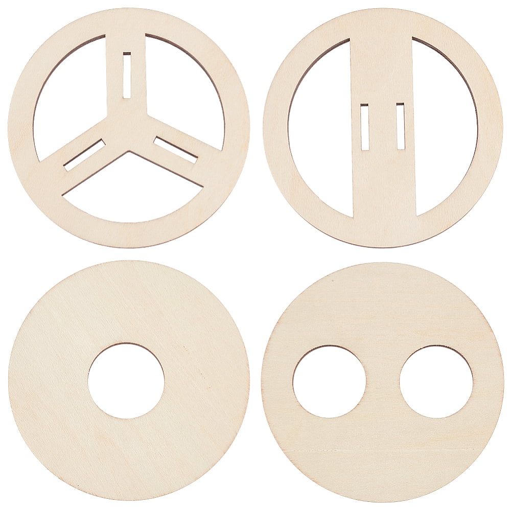 Wick Centering Devices, Natural Wood 20-Pack Reusable Holders for DIY Candle Making  product photo